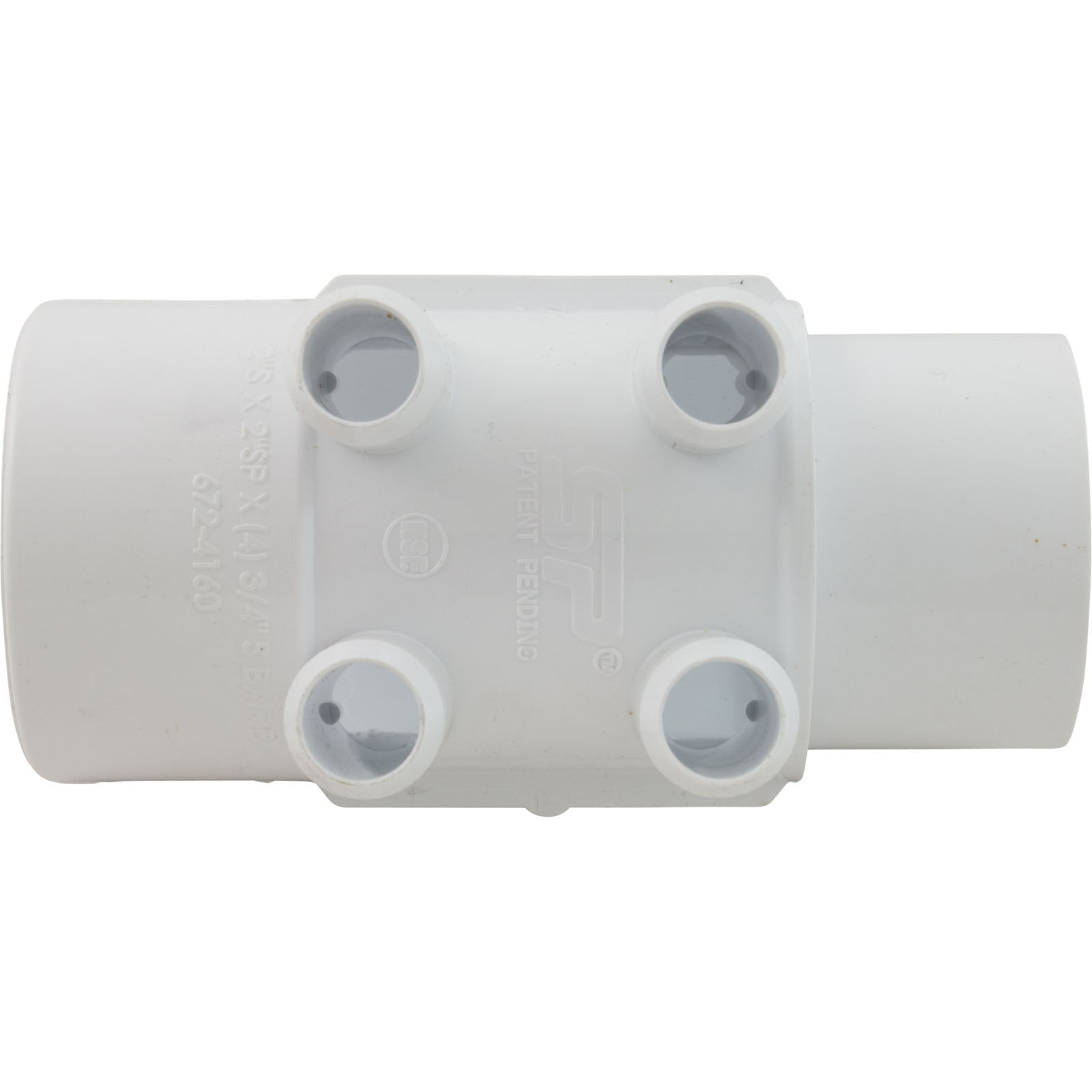 Manifold, 3/4"sb, 4 Port, Flow Thru, 2"s x 2"spg, SP