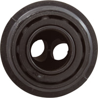 Eyeball Fitting, WW, 1-1/2"mpt, 2-1/4"fd, Plstr, Blk