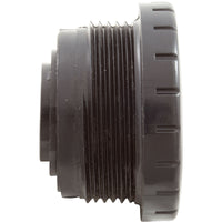 Eyeball Fitting, WW, 1-1/2"mpt, 2-1/4"fd, Plstr, Blk