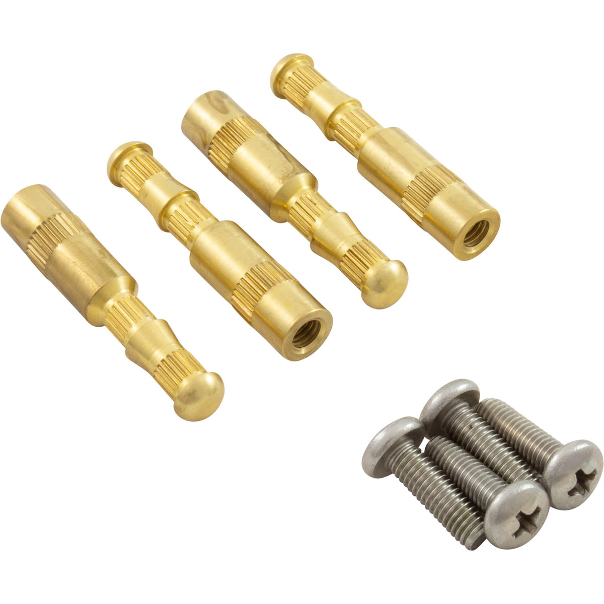 Main Drain Brass Insert, Aquastar, with Screw, Quantity 4