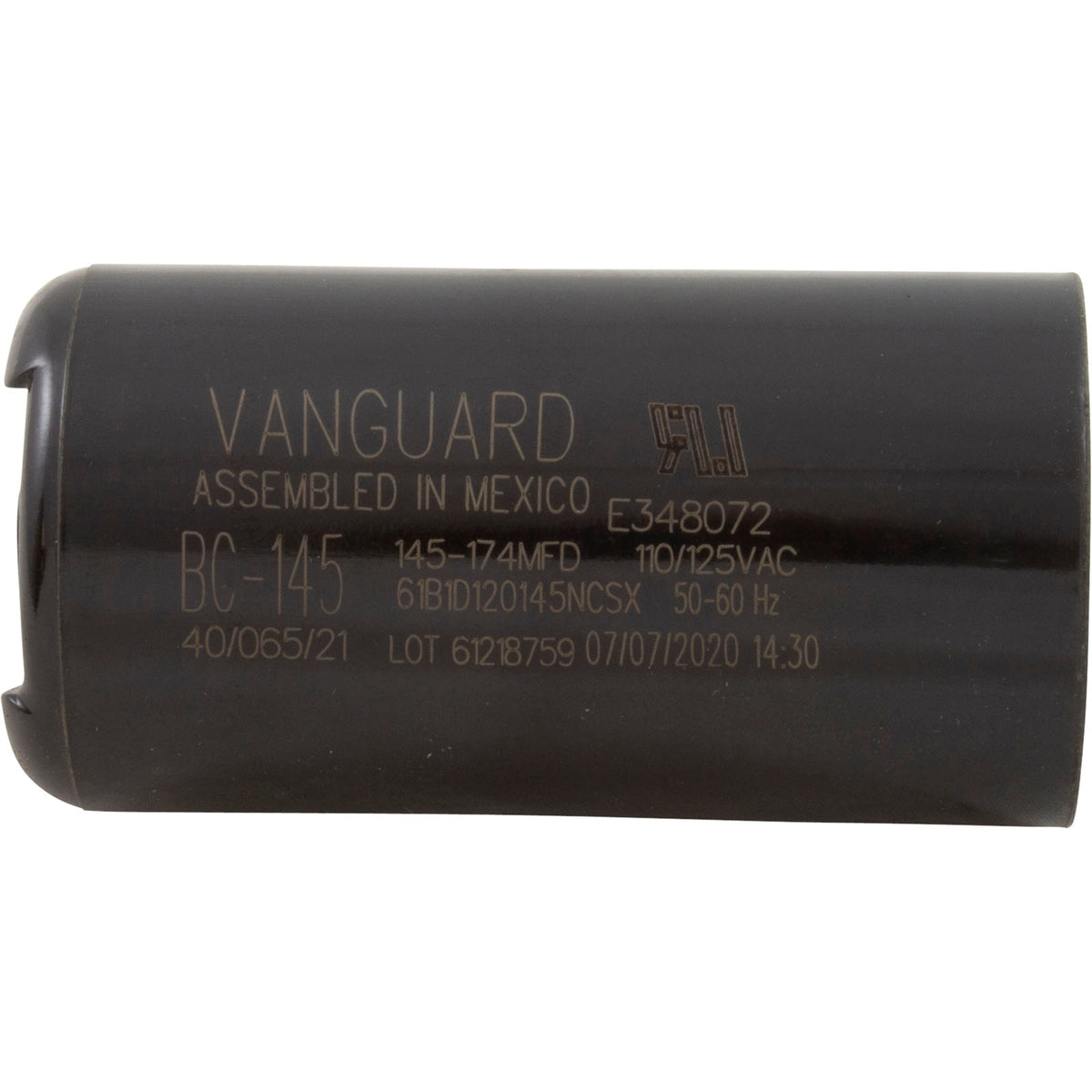 Start Capacitor, 145-175 MFD, 115v, 1-7/16" x 2-3/4"