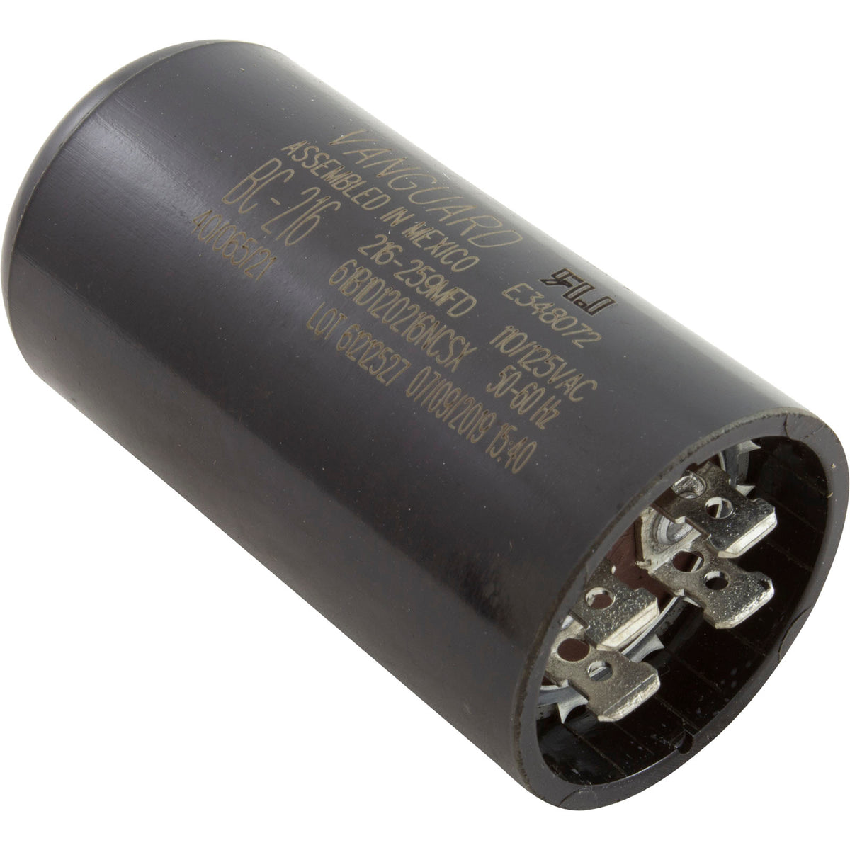 Start Capacitor, 216-259 MFD, 115v, 1-7/16" x 2-3/4"
