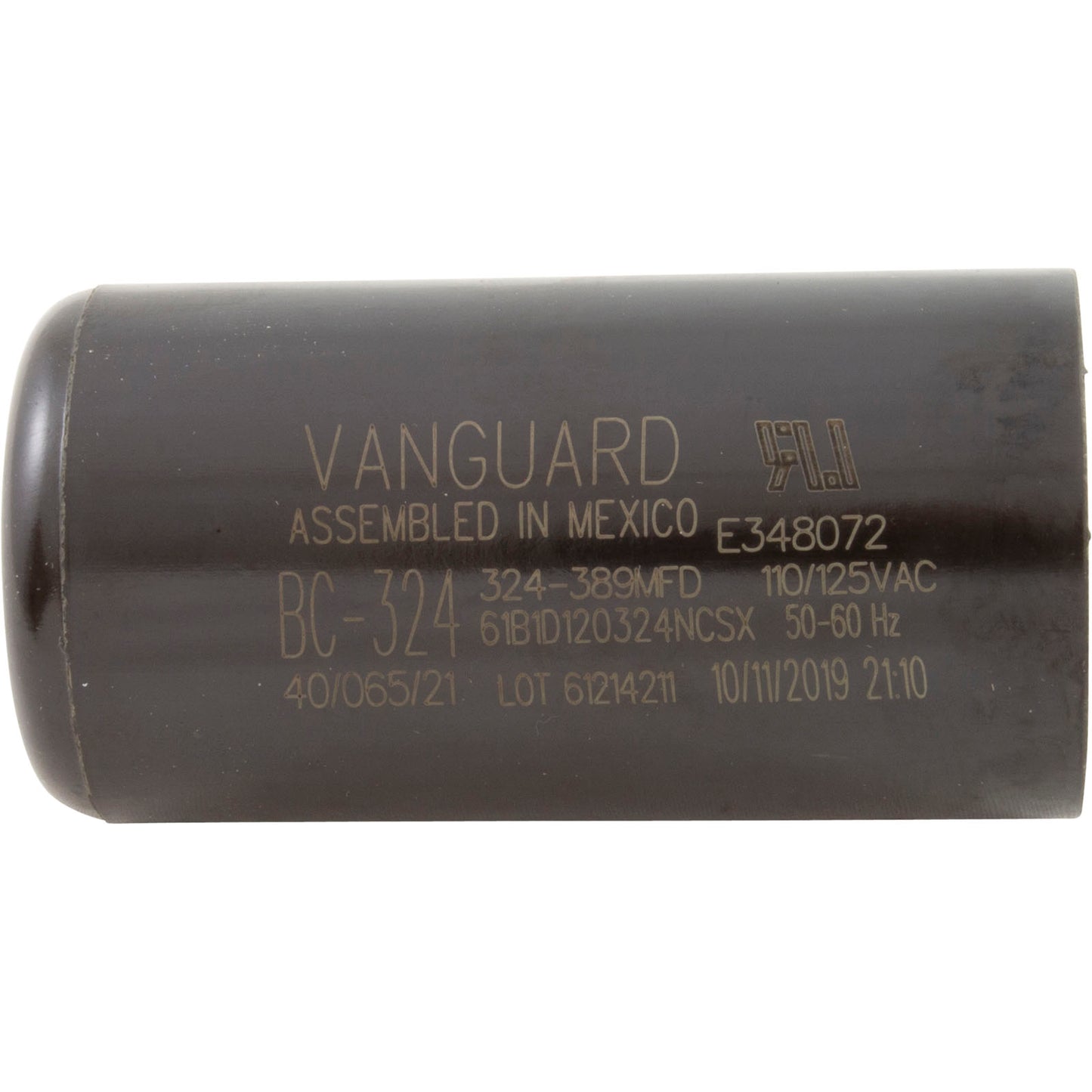 Start Capacitor, 324-388 MFD, 115v, 1-7/16" x 2-3/4"