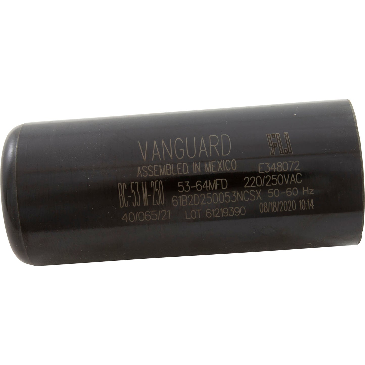 Start Capacitor, 53-64 MFD, 230v, 1-7/16" x 3-3/8"