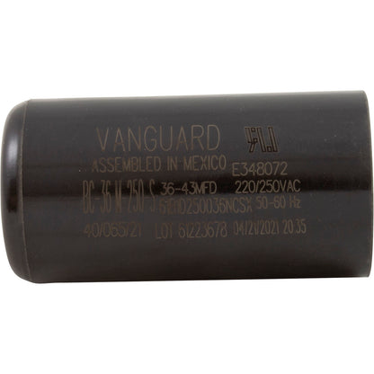 Start Capacitor, 36-43 MFD, 250v, 1-7/16" x 2-3/4"