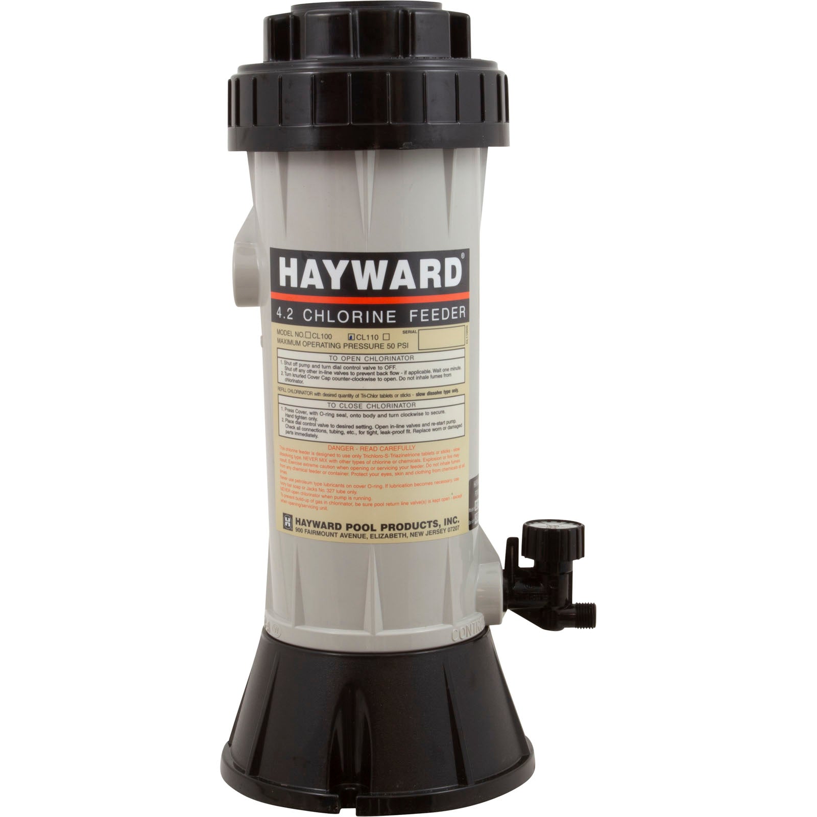 Hayward CL110ABG Off-Line Automatic Chlorine Feeder for Above Ground Pools, 4.2 lb