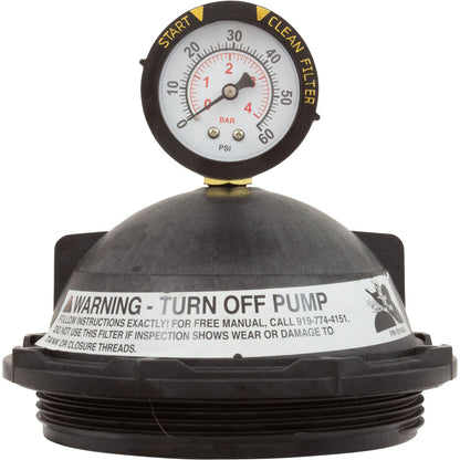 Kit de tapa de tanque, Pentair PacFab Triton II, rosca de 6", color negro