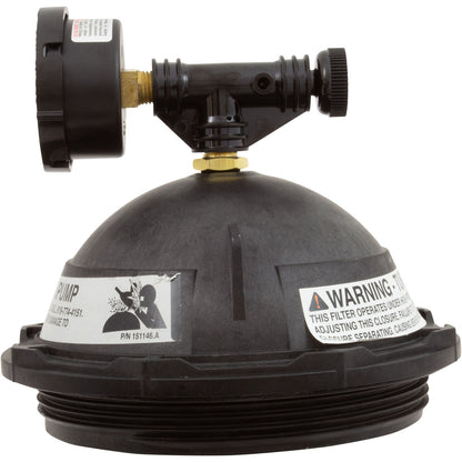 Kit de tapa de tanque, Pentair PacFab Triton II, rosca de 6", color negro