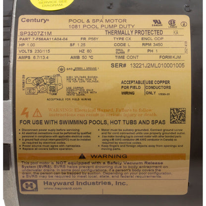 Power End-1Hp, Tristar, Maxrate