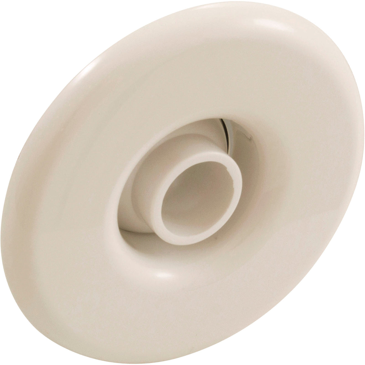 Escutcheon, BWG/HAI Slimline, Smth, w/Dir Eyeball, Biscuit