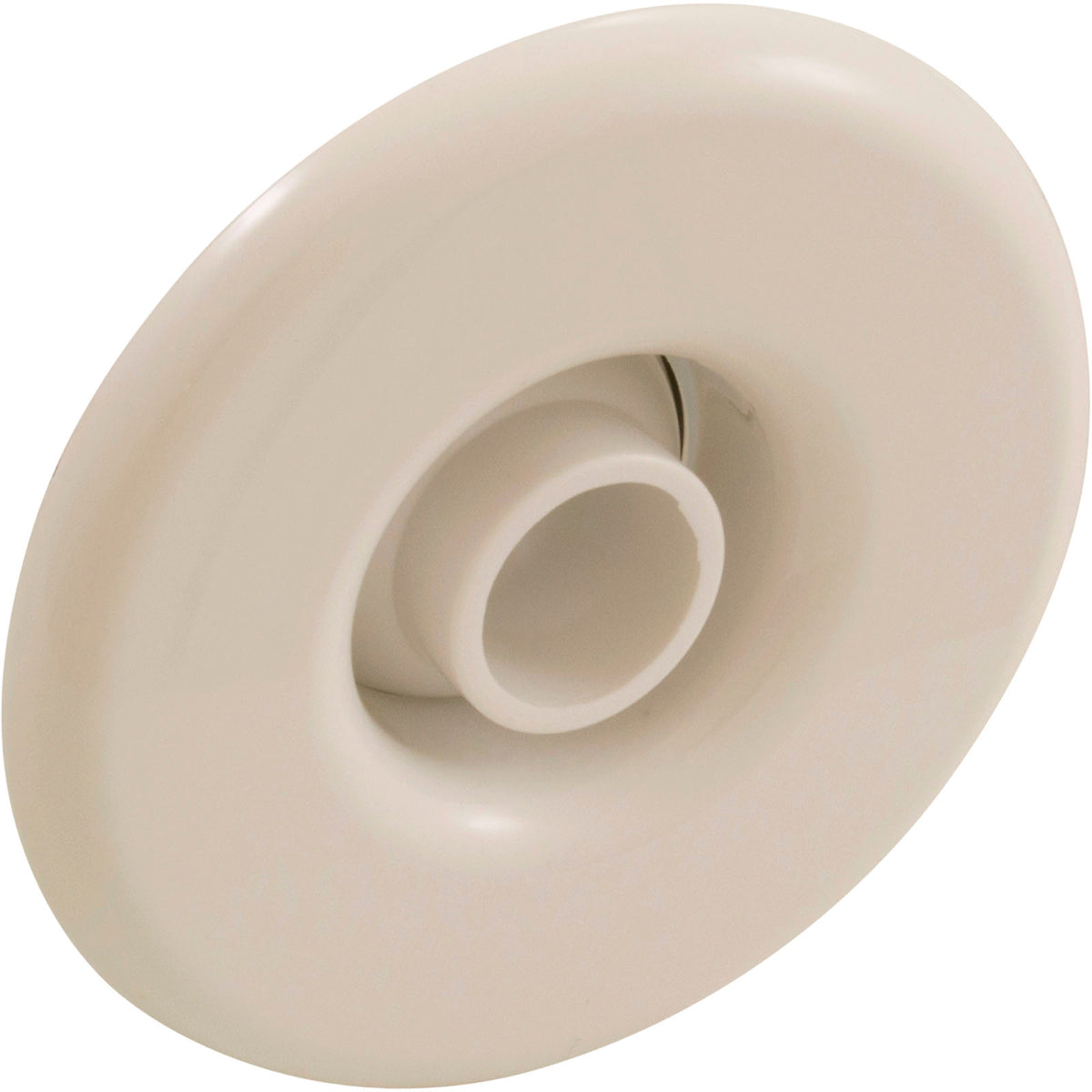 Escutcheon, BWG/HAI Slimline, Smth, w/Dir Eyeball, Biscuit