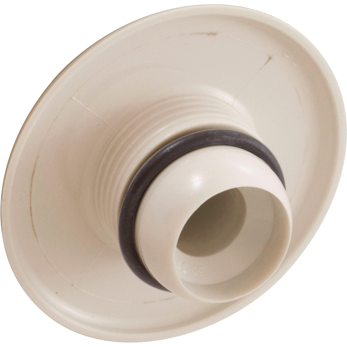 Escutcheon, BWG/HAI Slimline, Smth, w/Dir Eyeball, Biscuit