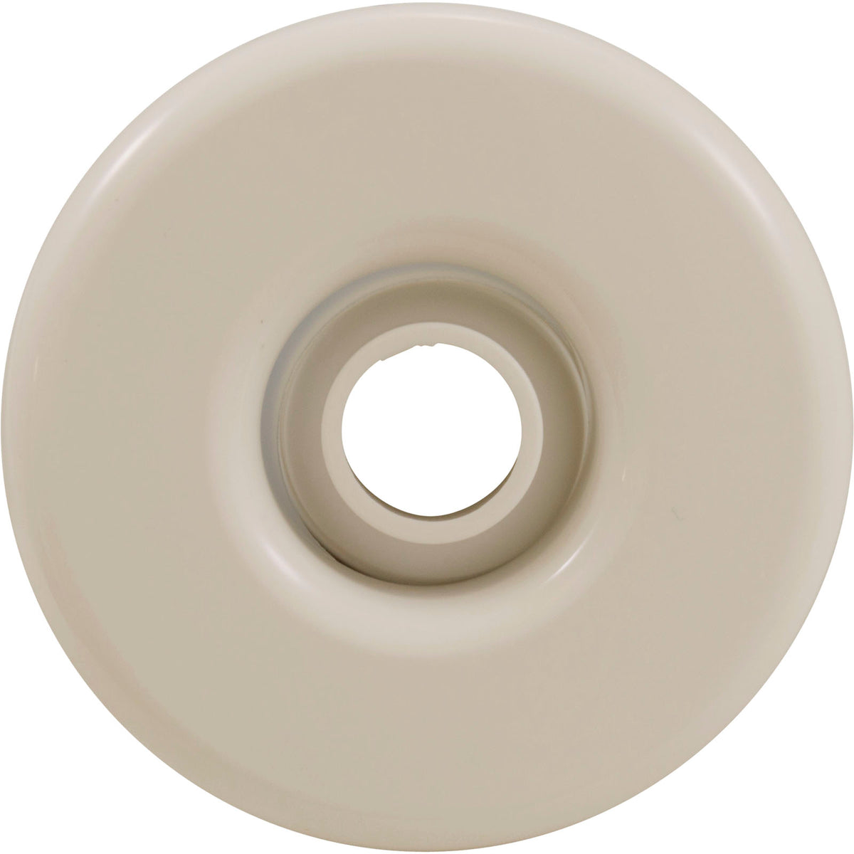 Escutcheon, BWG/HAI Slimline, Smth, w/Dir Eyeball, Biscuit