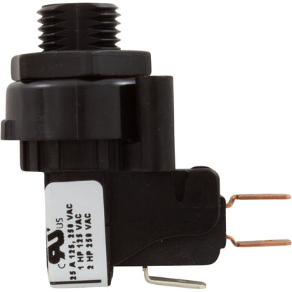 Interrupteur pneumatique, Tecmark, TBS 301, SPDT, 25 A, filetage, loquet