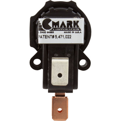 Interrupteur pneumatique, Tecmark, TBS 301, SPDT, 25 A, filetage, loquet