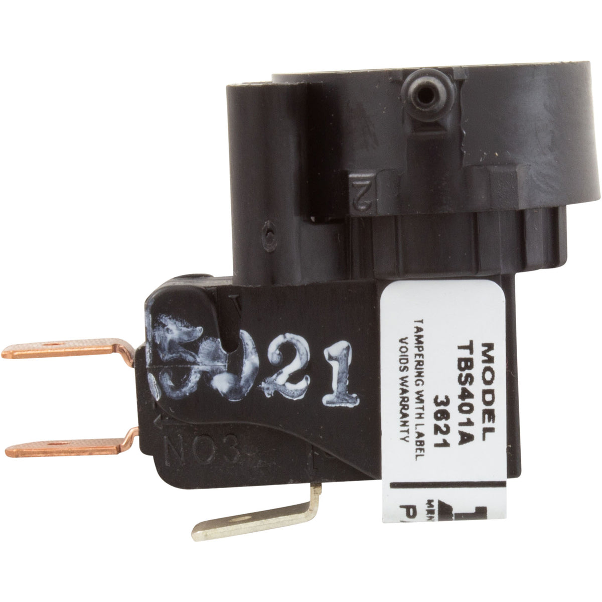 Air Switch, Tecmark, TBS 401, SPDT, 25A, thd, latch
