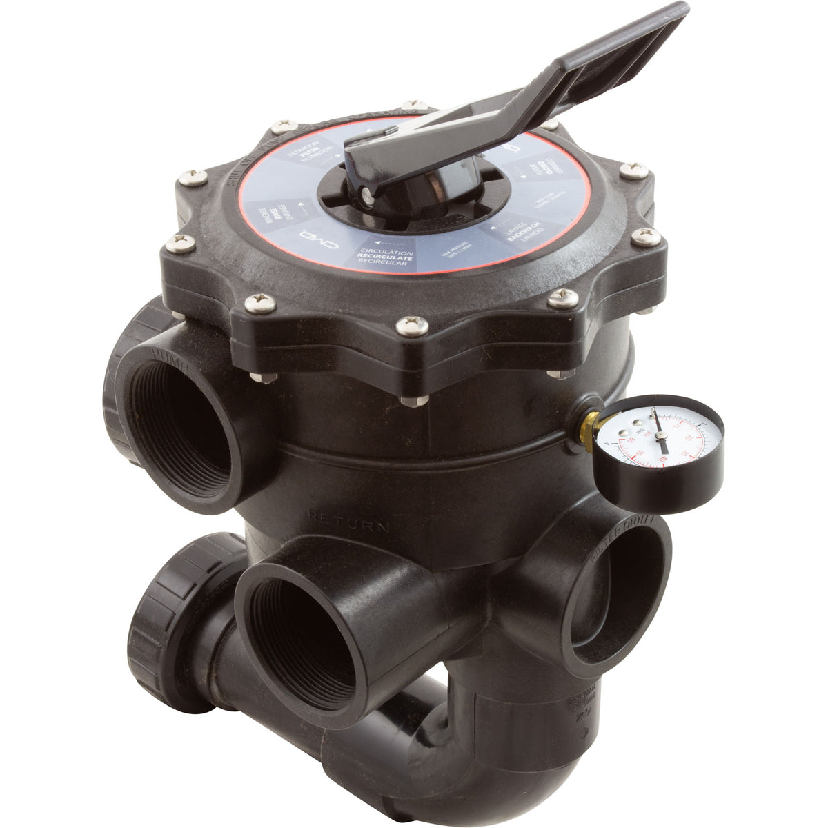 Multi-Port 2In Fpt Valve Black S/M Sand
