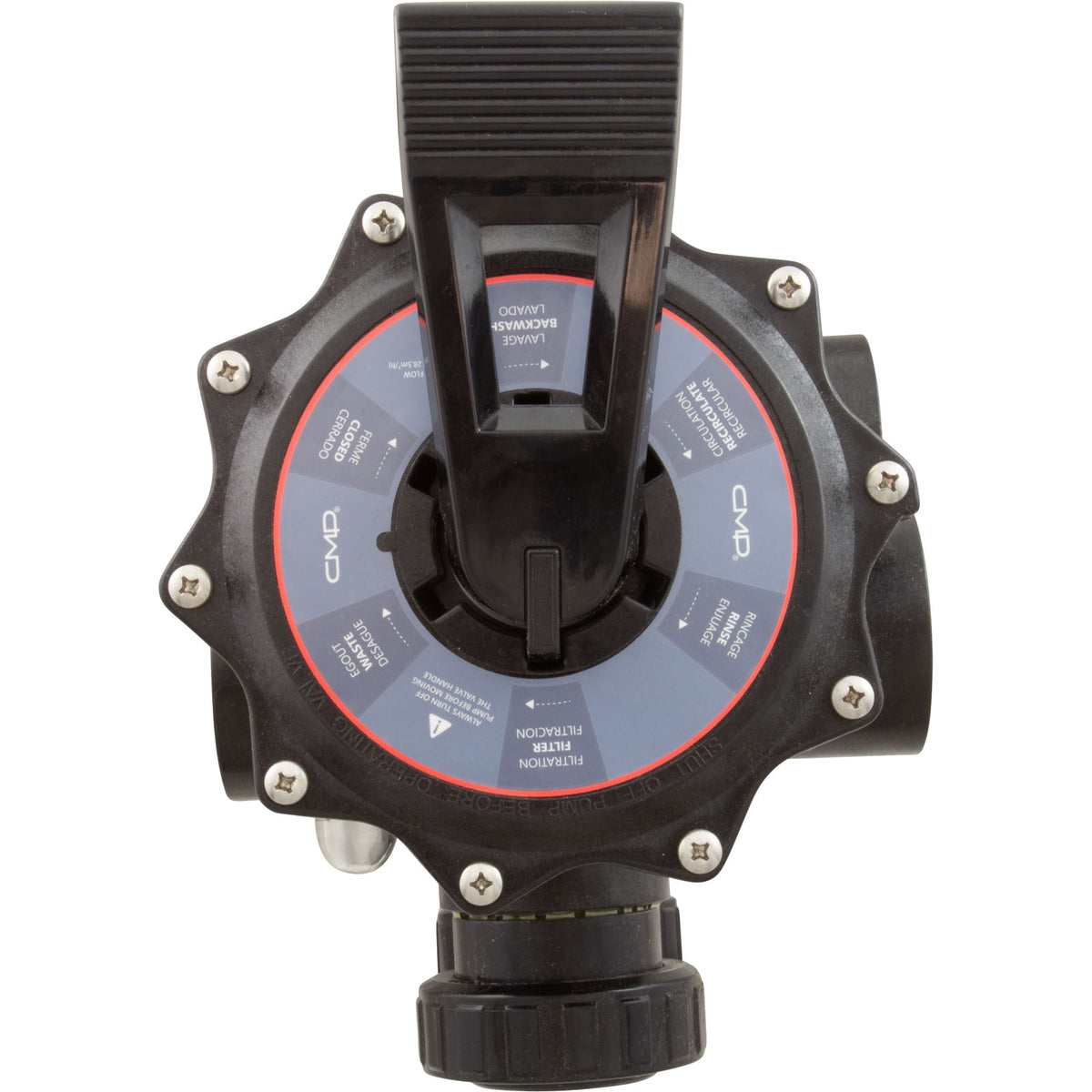 Multi-Port 2In Fpt Valve Black S/M Sand