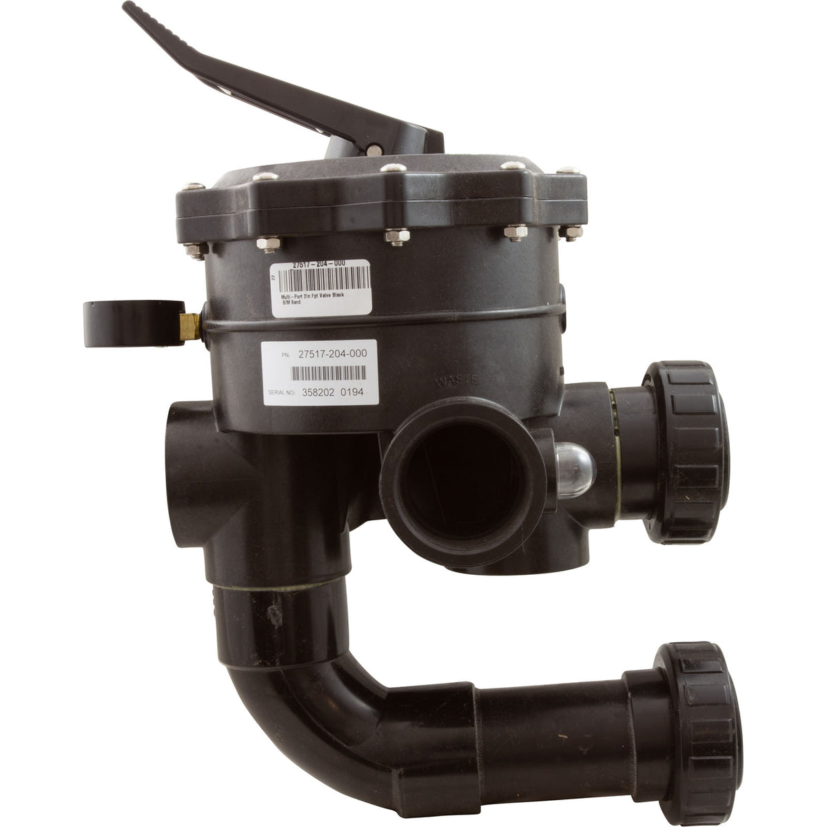 Multi-Port 2In Fpt Valve Black S/M Sand