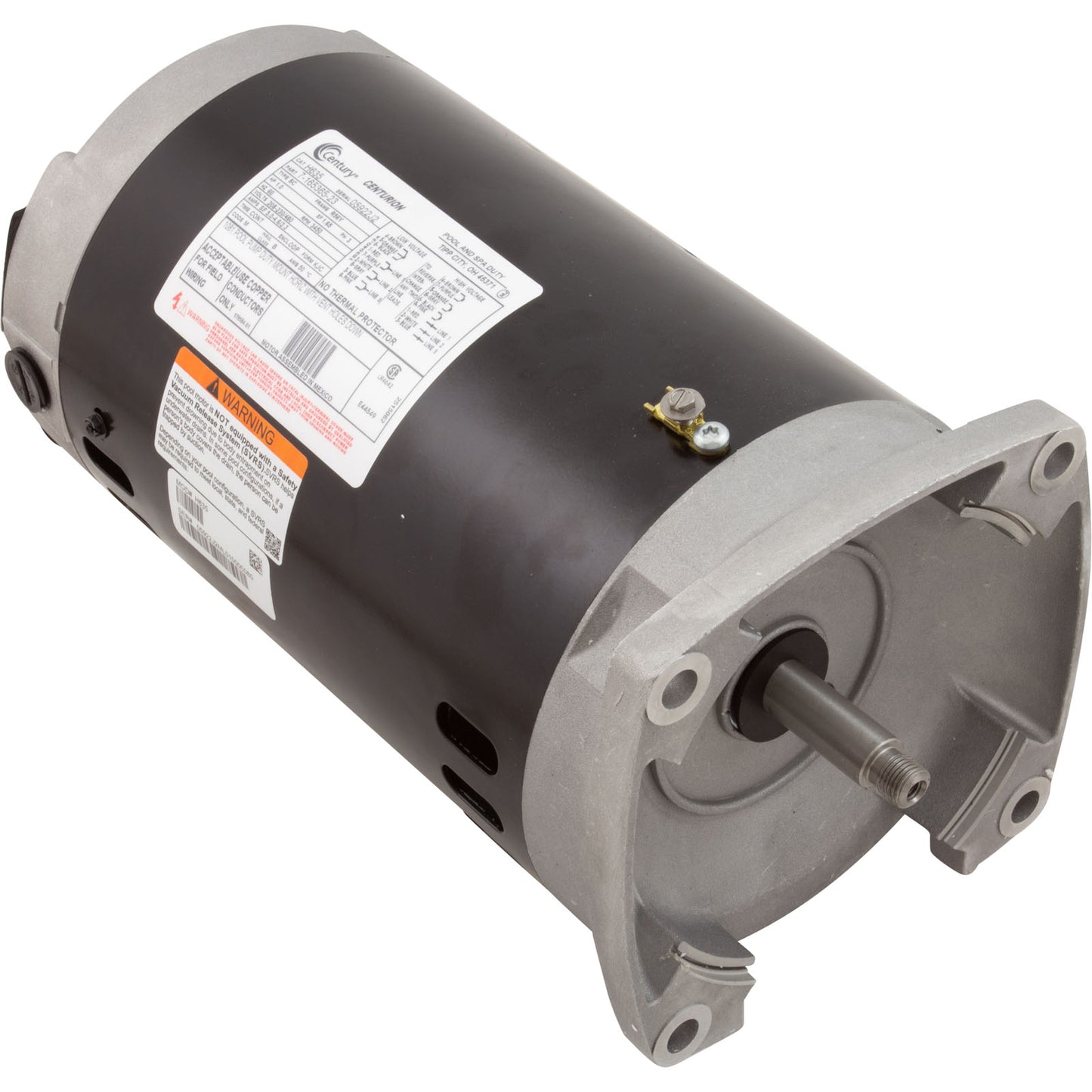 Motor, Cent, 1 HP, 208-230/460 V, 3 fases, 1 velocidad, SF1,65, 56 Yfr, 3450 rpm