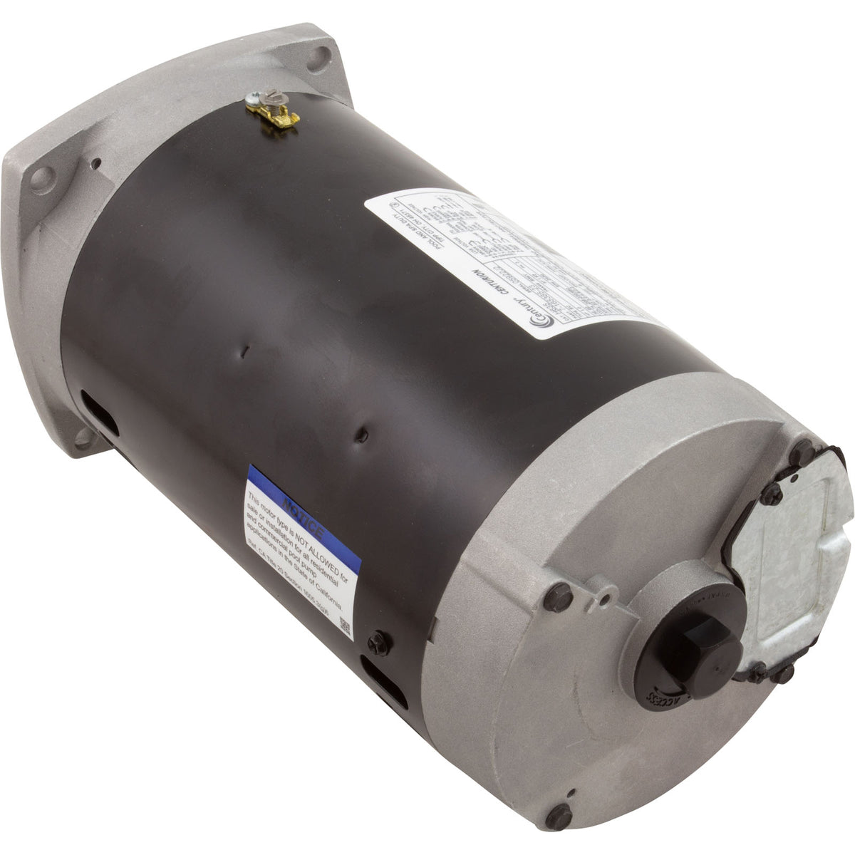 Motor, Cent, 1Hp, 208-230/460V, 3Ph, 1-Sp, Sf1.65, 56Yfr 3450Rpm