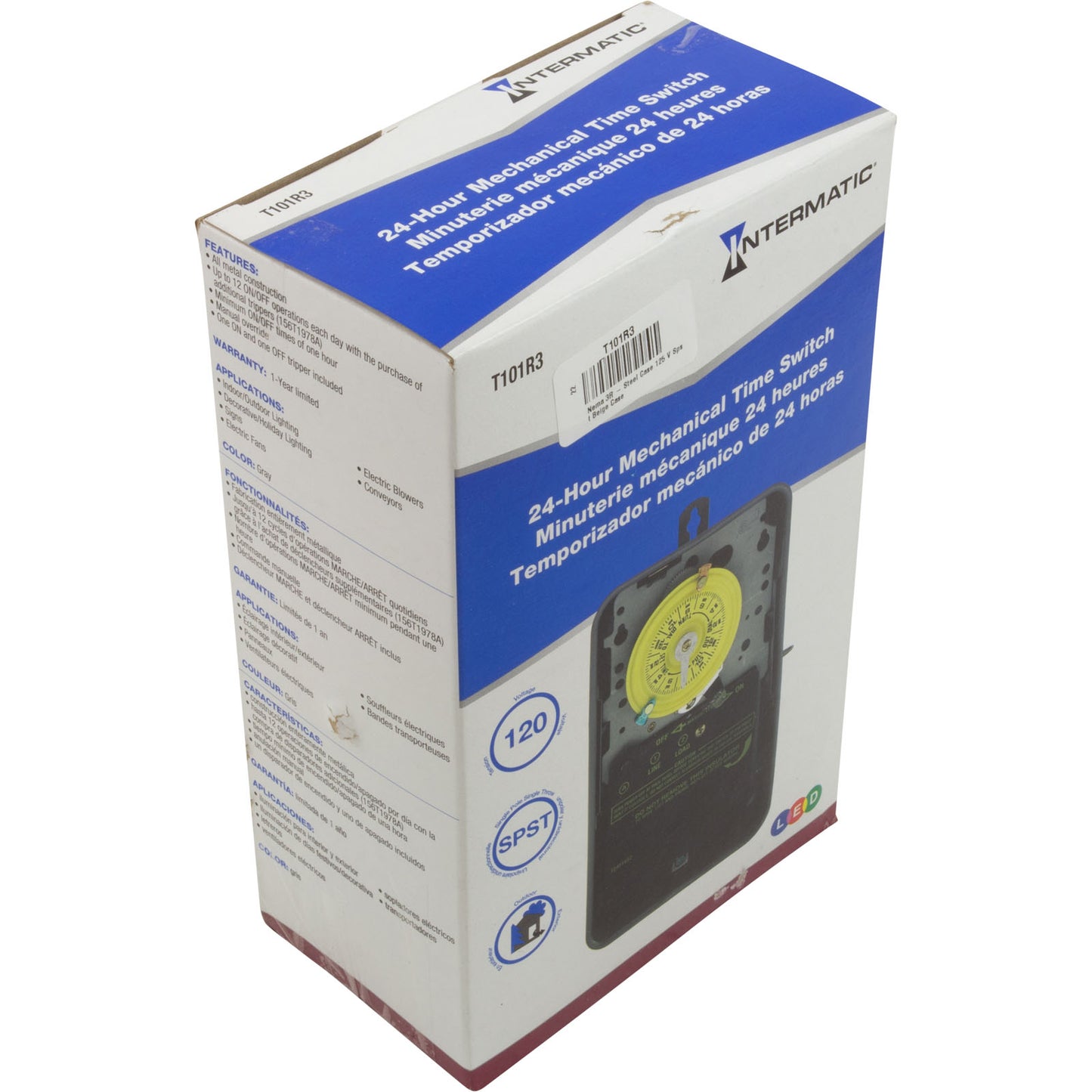 Nema 3R - Steel Case 125 V Spst Beige Case