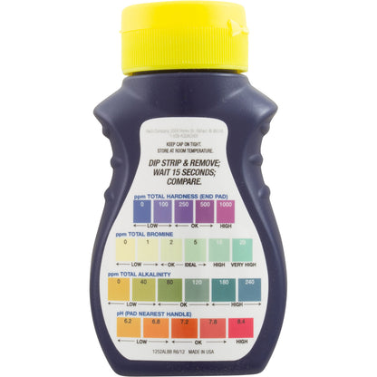 Test Strips, AquaChek Red, 4-in-1, Total Bromine, 50 ct