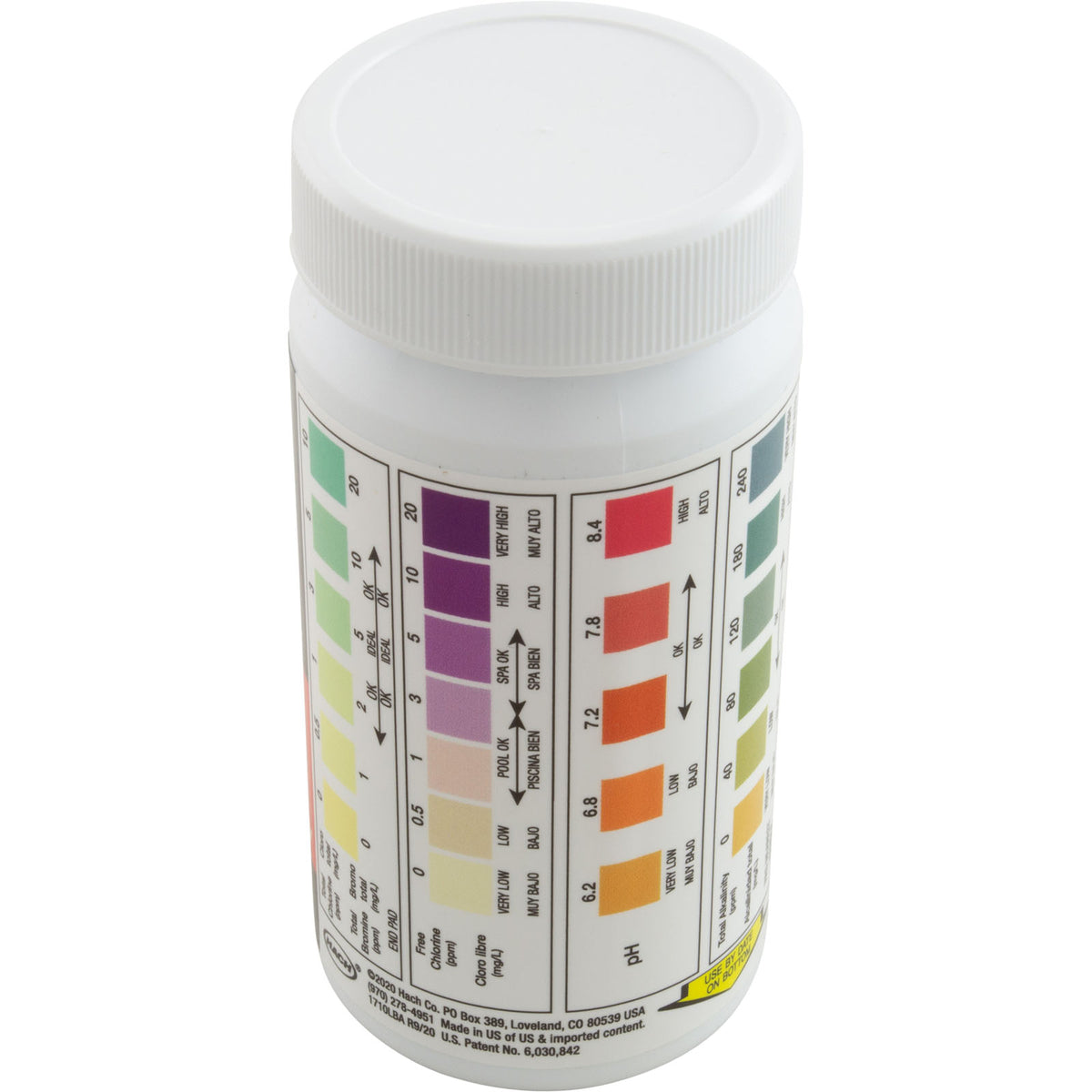 Test Strips, AquaChek Pro, 5-in-1, TC, TB, FC, pH, TA, 100 ct