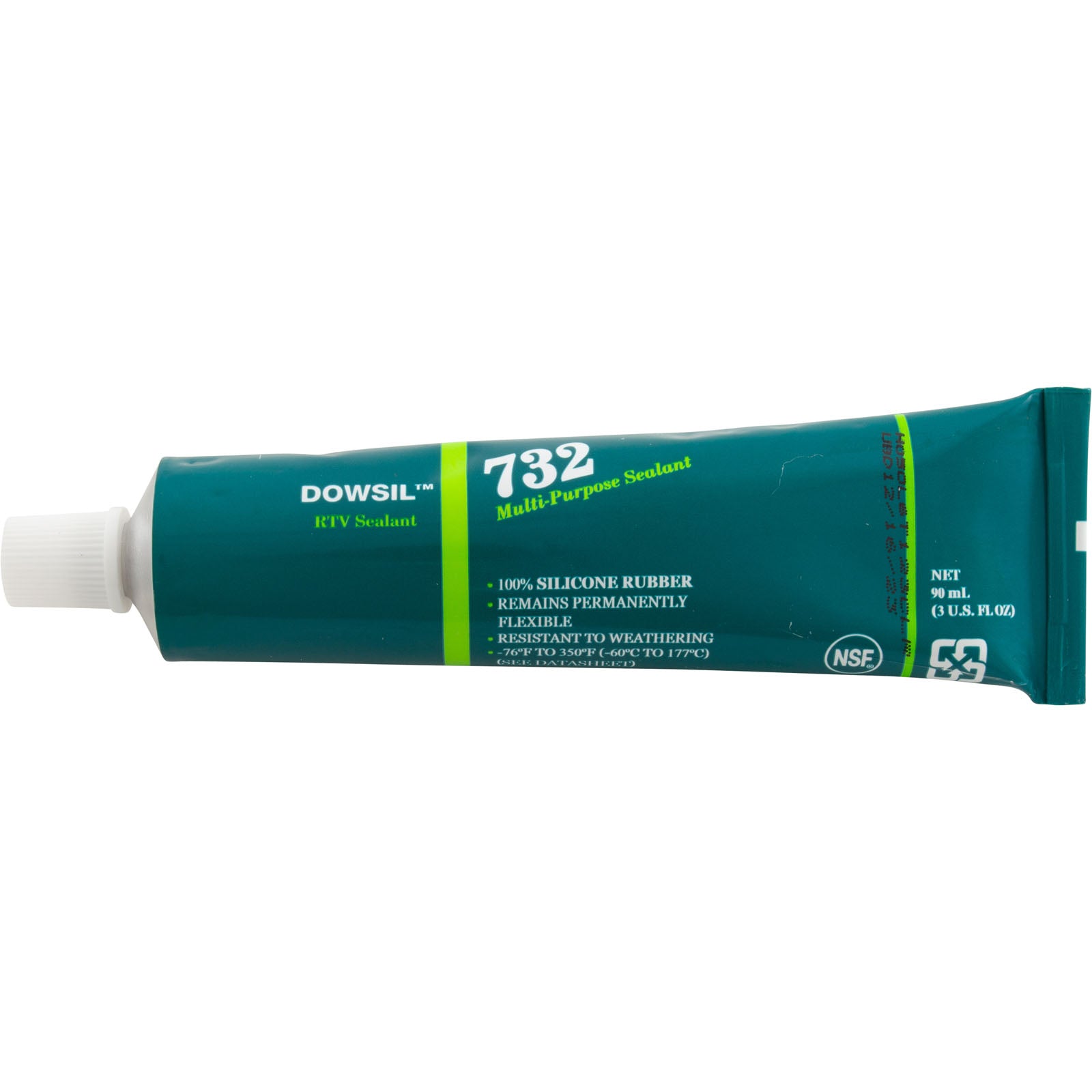 Silicone, DOW 732, 3oz Tube, Clear