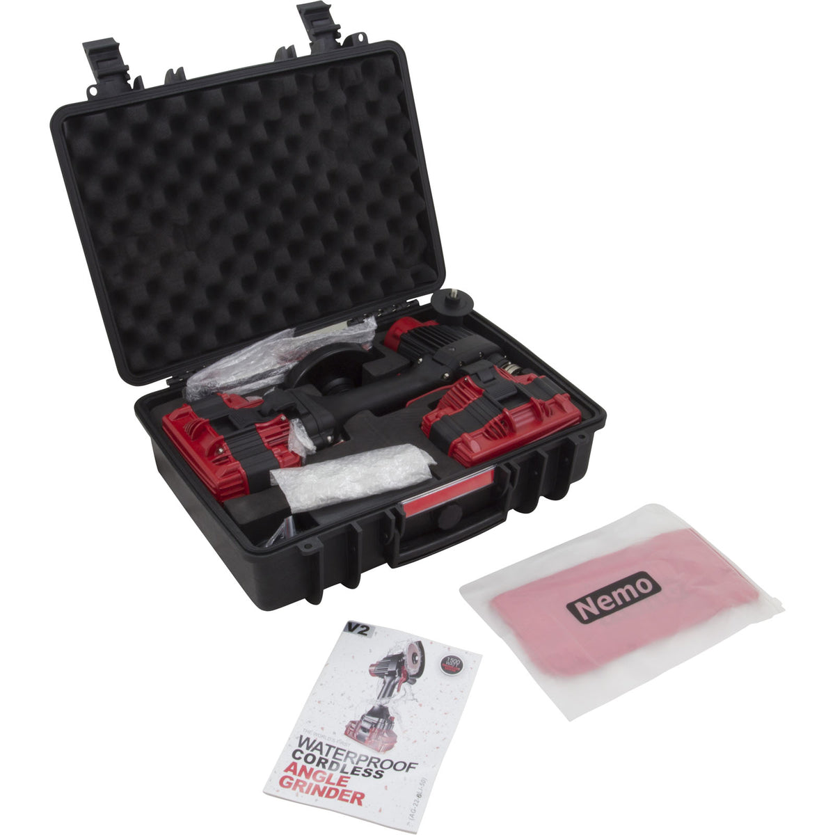 Underwater Angle Grinder V2, NEMO, 164ft Depth, Dual 6AH