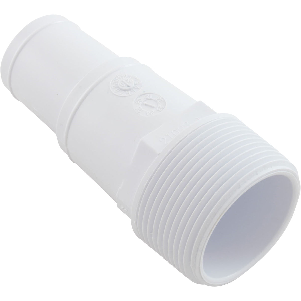 Adaptateur cannelé, 1-1/2"mpt x 1-1/4"s ou 1-1/2", générique