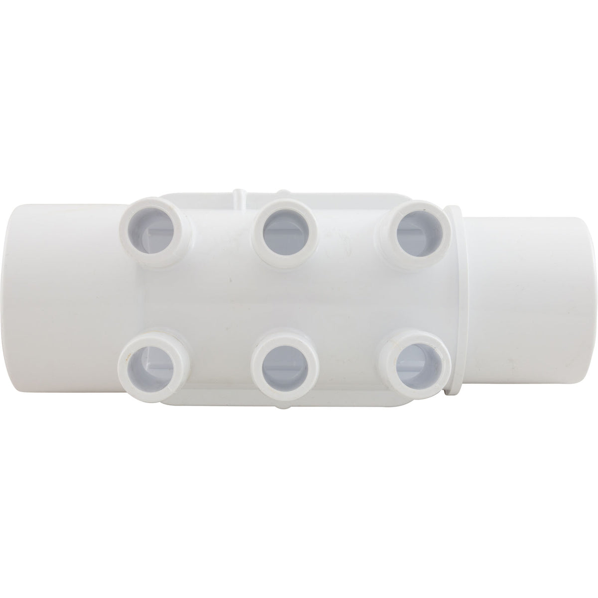 Manifold, 3/4"b, 6 Port, Flow Thru, 2"s x 2"spg, SP