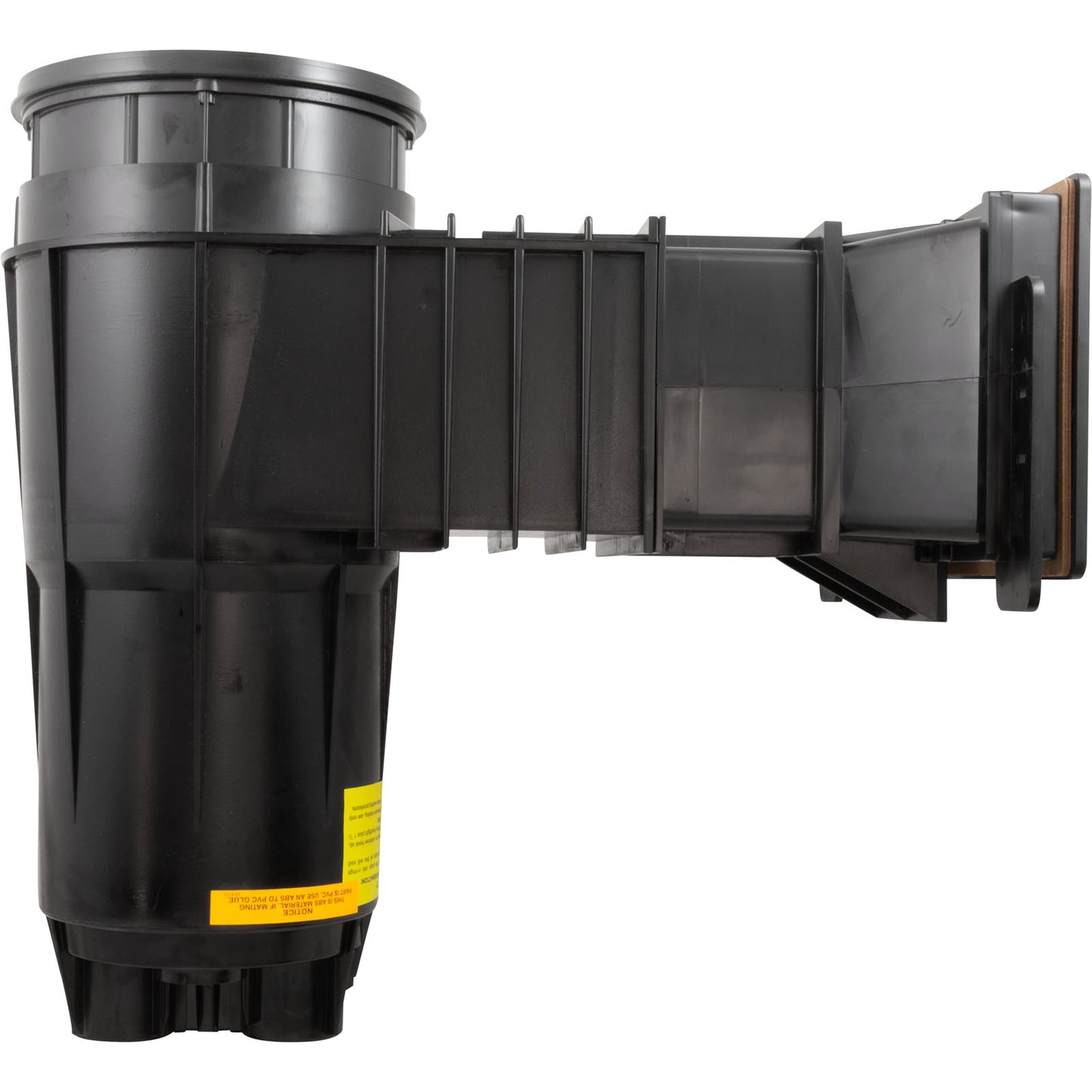 Skimmer Complete, Pent Bermuda WM, 1-1/2"fpt, Vinyl/Fiber, Blk