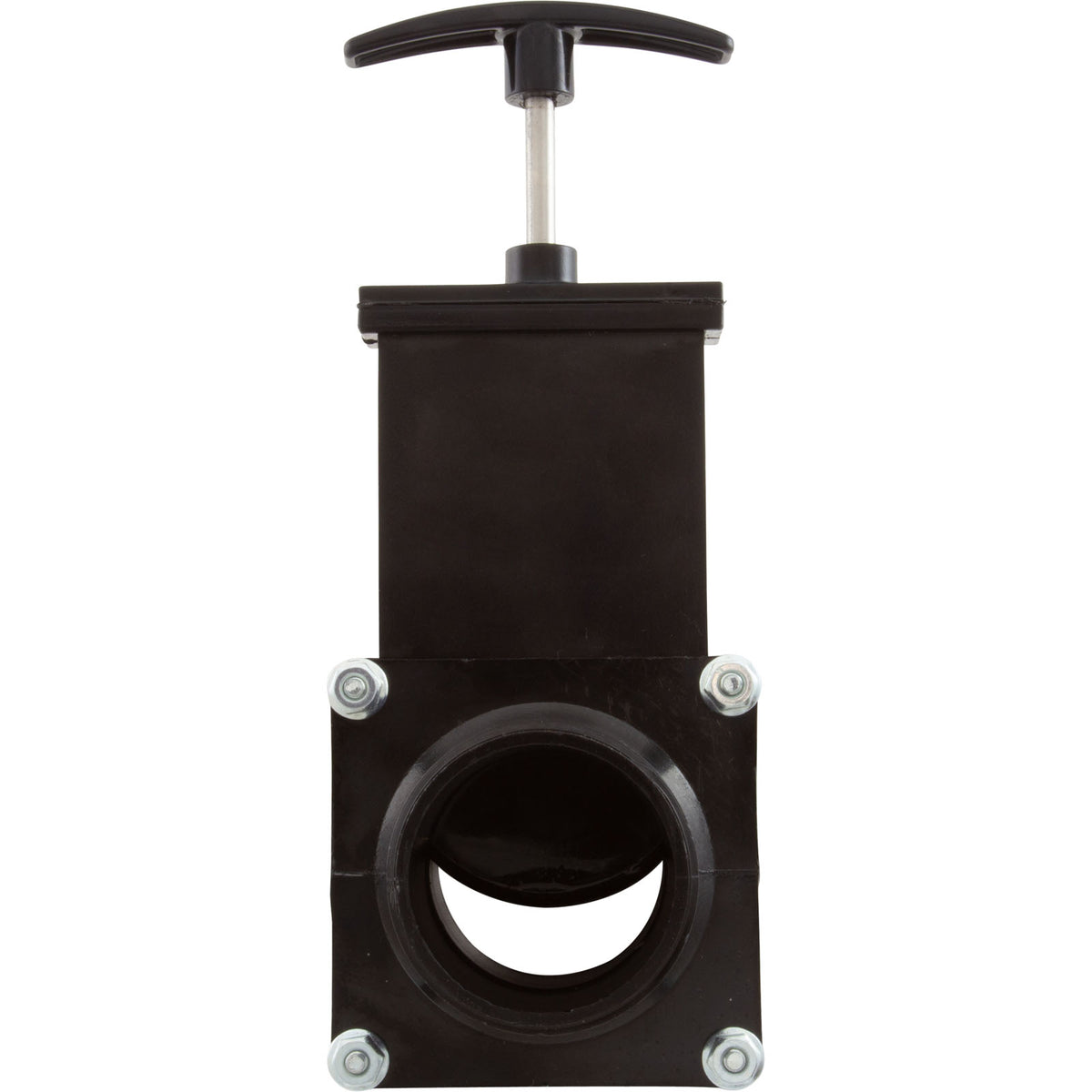 Gate Valve, 3 pc, Valterra, 2"mpt x 2"mpt, 40psi, Black