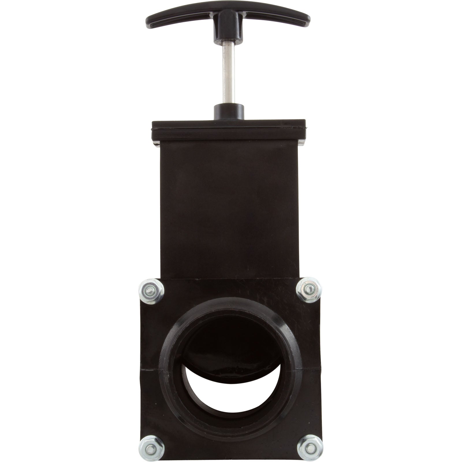 Gate Valve, 3 pc, Valterra, 2"mpt x 2"mpt, 40psi, Black