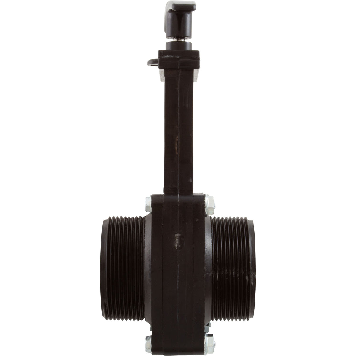 Gate Valve, 3 pc, Valterra, 2"mpt x 2"mpt, 40psi, Black