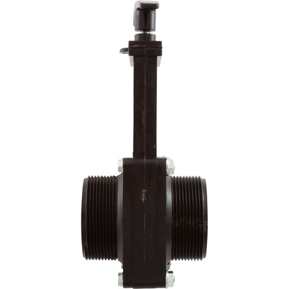Gate Valve, 3 pc, Valterra, 2"mpt x 2"mpt, 40psi, Black