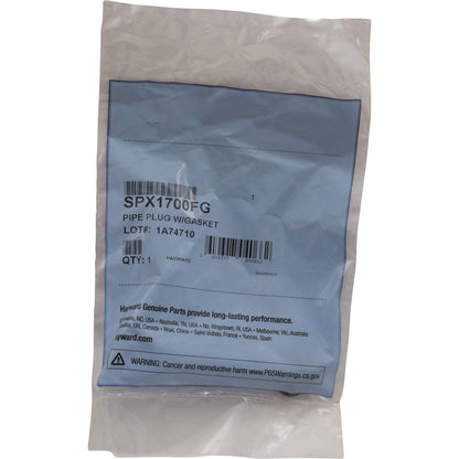 Drain Plug, Hayward Max-Flo/Super Pump, with O-Ring