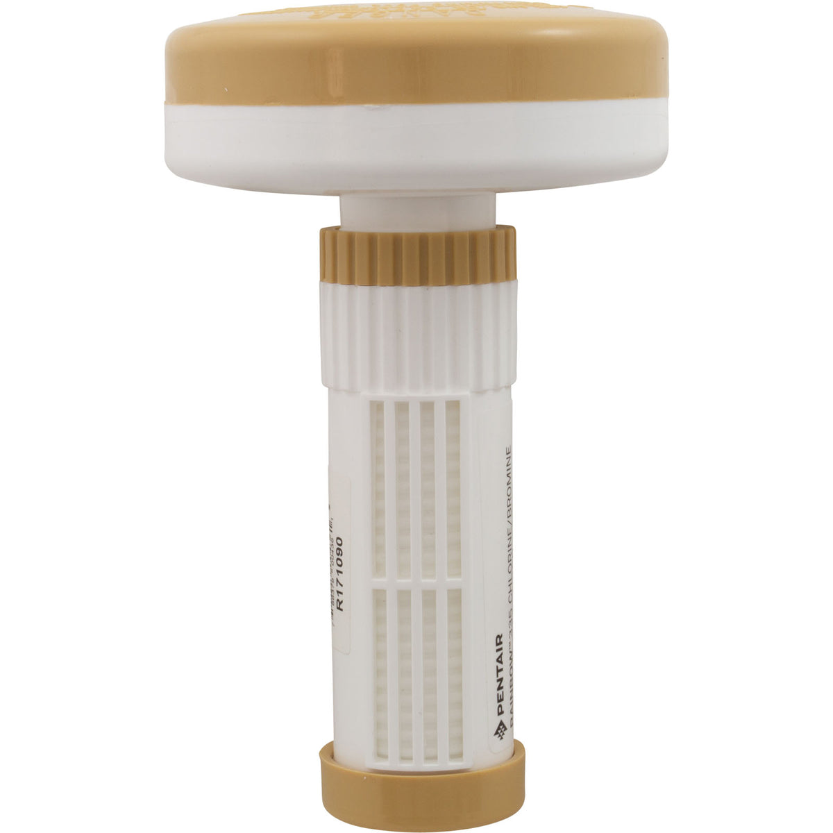 Tablet Dispenser, Rainbow 335, 1" Tabs, Floating, Tan