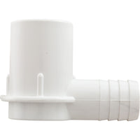 Adapter, 1" Spigot x 3/4" Barb, 90