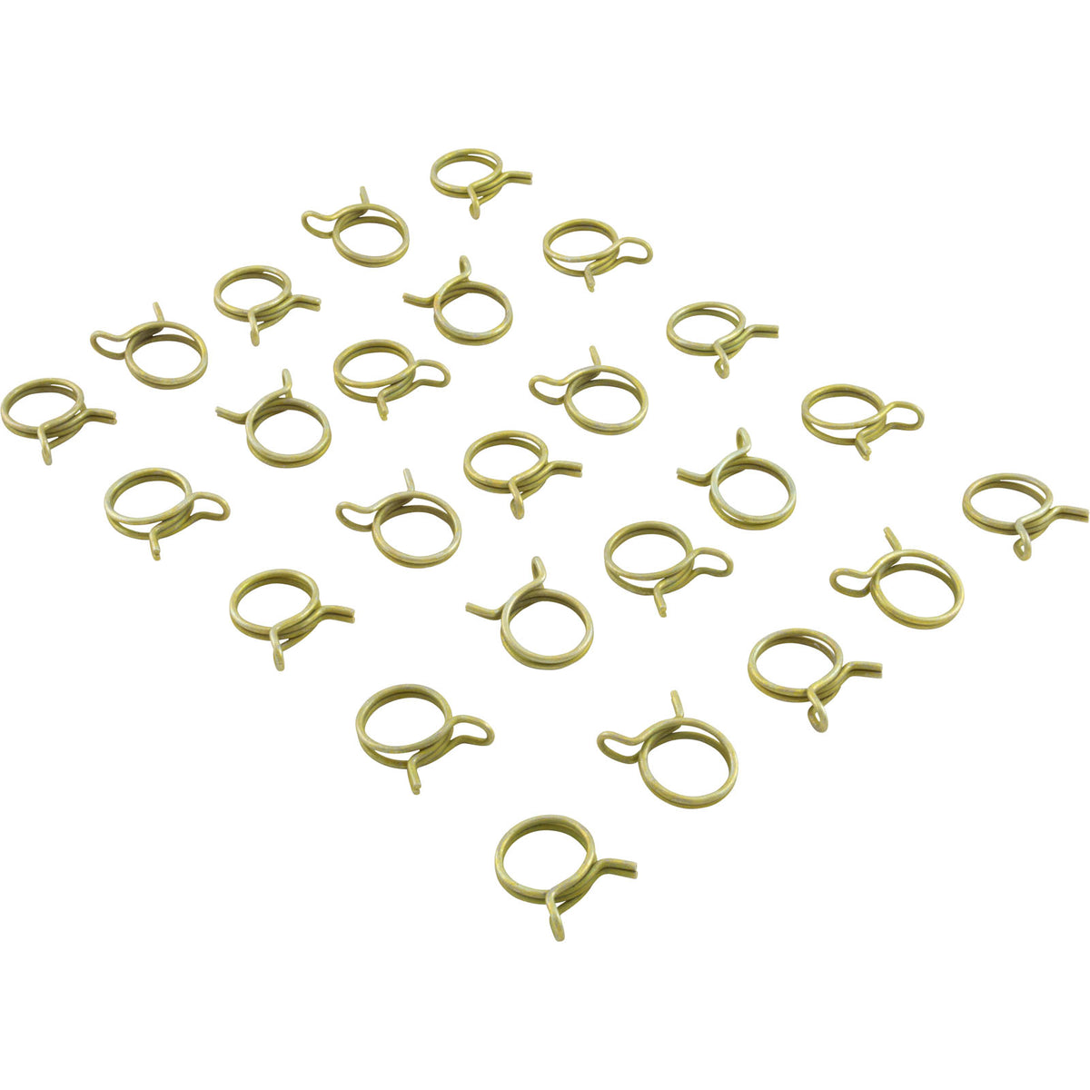 Collier de serrage pour tube, diamètre extérieur idéal de 1,062 po, double fil, quantité 25