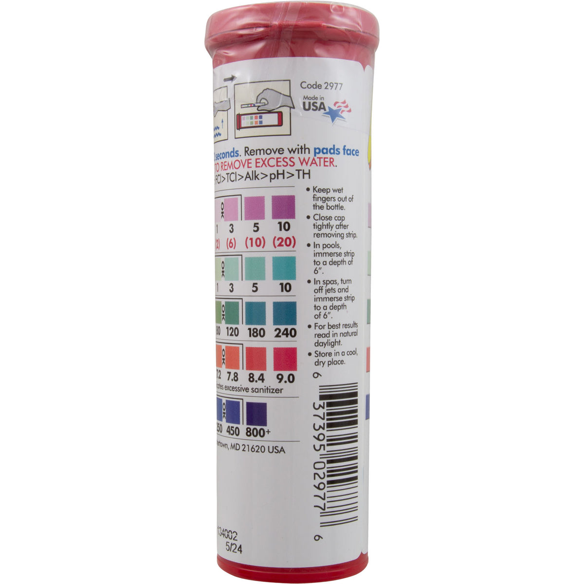 Test Strips, Insta-Test 5-Way Strips, 50ct