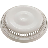 Main Drain Grate, Afras, Anti Vortex, 7-3/4" DIA, White, w/ Ring & Screw