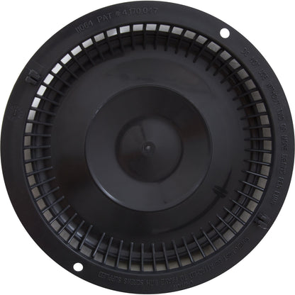 Main Drain Grate, Afras, Anti Vortex, Dark Gray, w/ 2 Screws