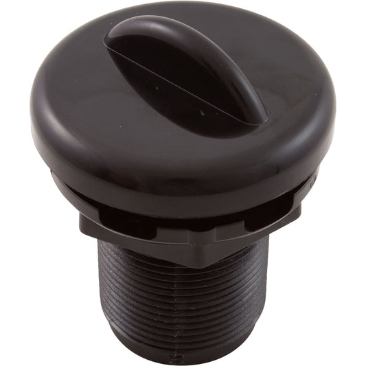 Control de aire, BWG/HAI Std, 1-3/4" hs, 2-5/8" fd, Crescent, Blk, 1"