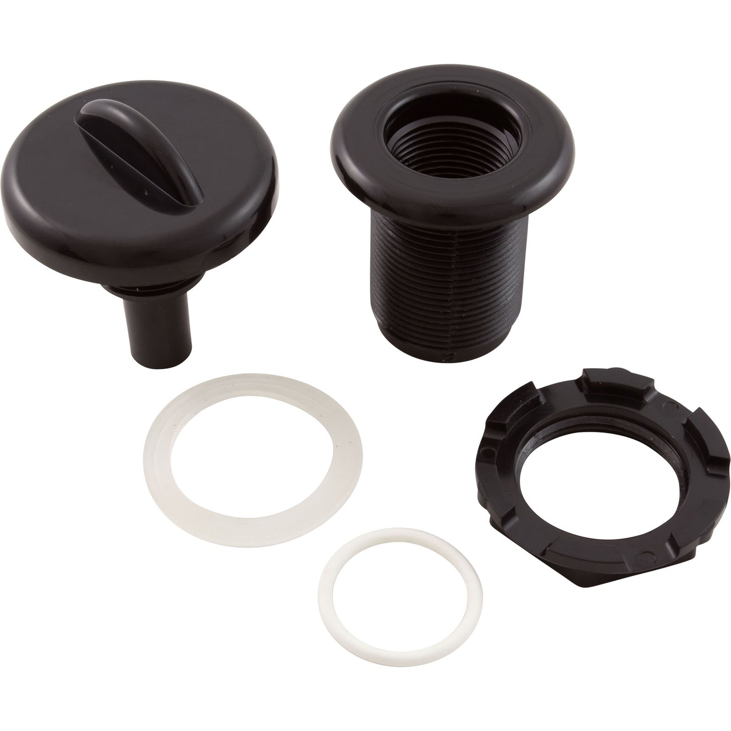 Air Ctrl, BWG/HAI Std, 1-3/4"hs, 2-5/8"fd, Crescent, Blk, 1"