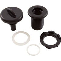 Air Ctrl, BWG/HAI Std, 1-3/4"hs, 2-5/8"fd, Crescent, Blk, 1"