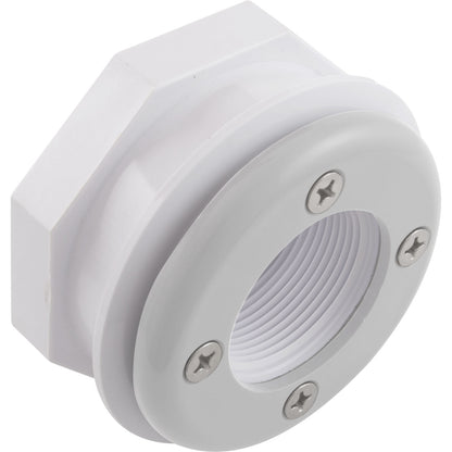 Wall Fitting, Vinyl Std Body, 1-1/2"mpt x 1-1/2"fpt, White