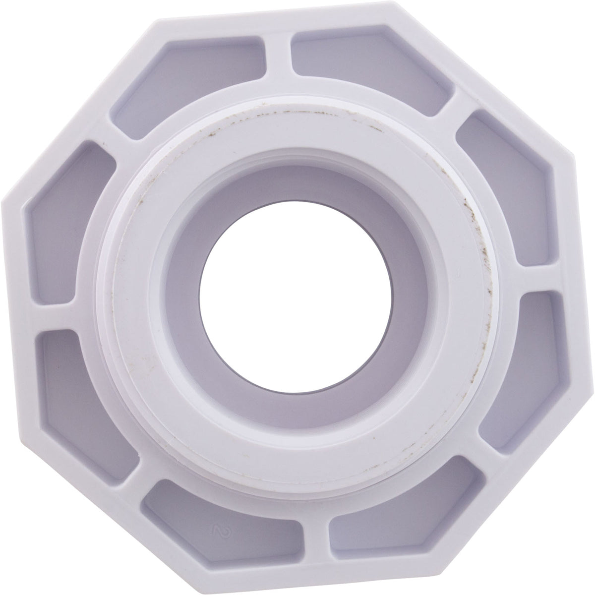 Wall Fitting, Vinyl Std Body, 1-1/2"mpt x 1-1/2"fpt, Gray