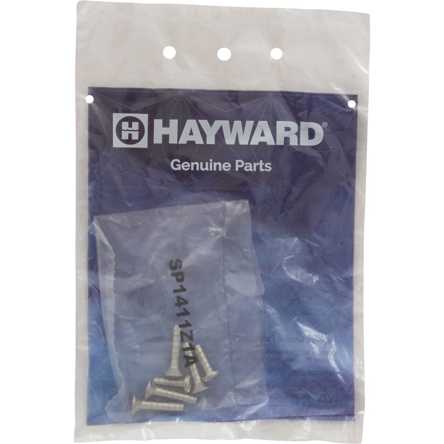 Screw Kit, Hayward, Inlet Fitting, Quantity 6